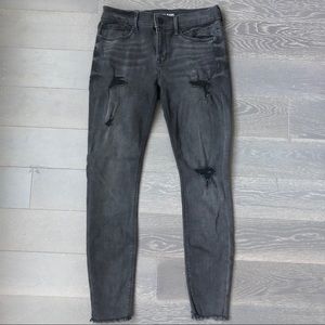 Express High Waisted Black Jeans